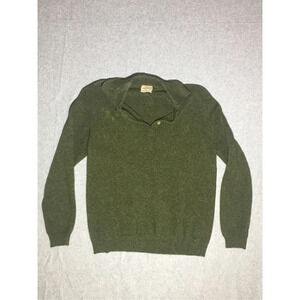 Womens Jaeger Sweater Size Small Vintage Lambs Wool Country Club Core Bahamas